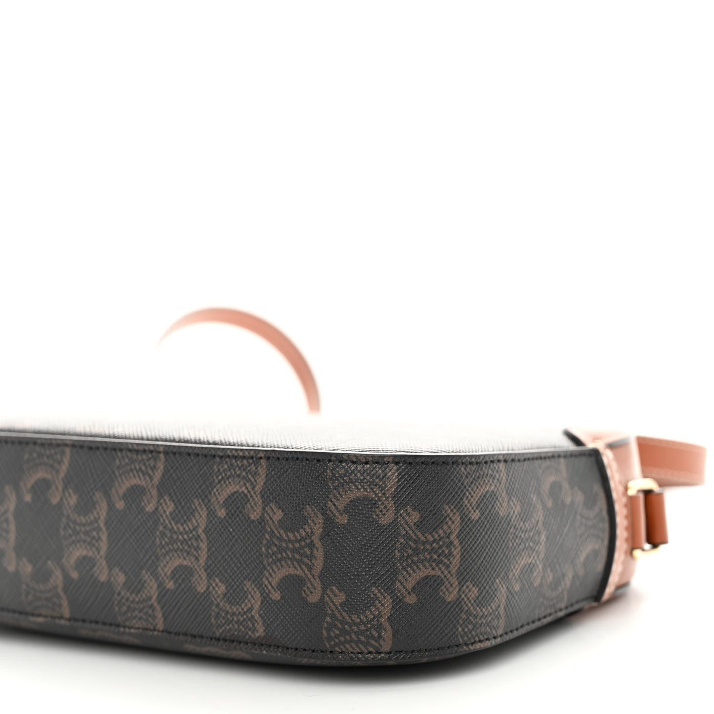 Triomphe Canvas Small Camera Bag Tan