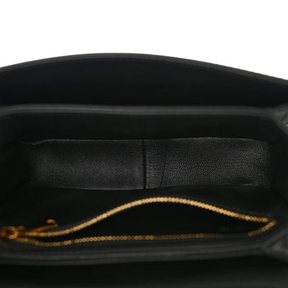Celine Shiny Calfskin Teen Triomphe Black 5 of 15