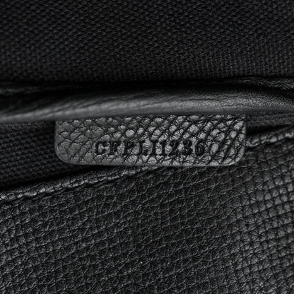 Burberry Grainy Calfskin House Check Large Banner Tote Black 10 of 21