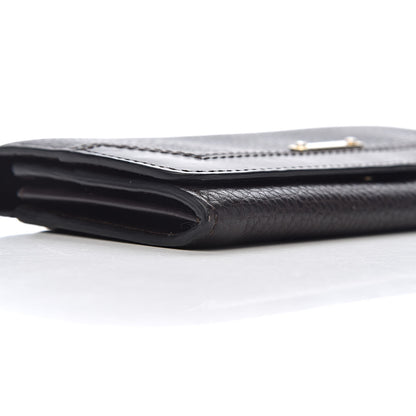 Burberry Grain Calfskin Continental Wallet Black 10 of 11