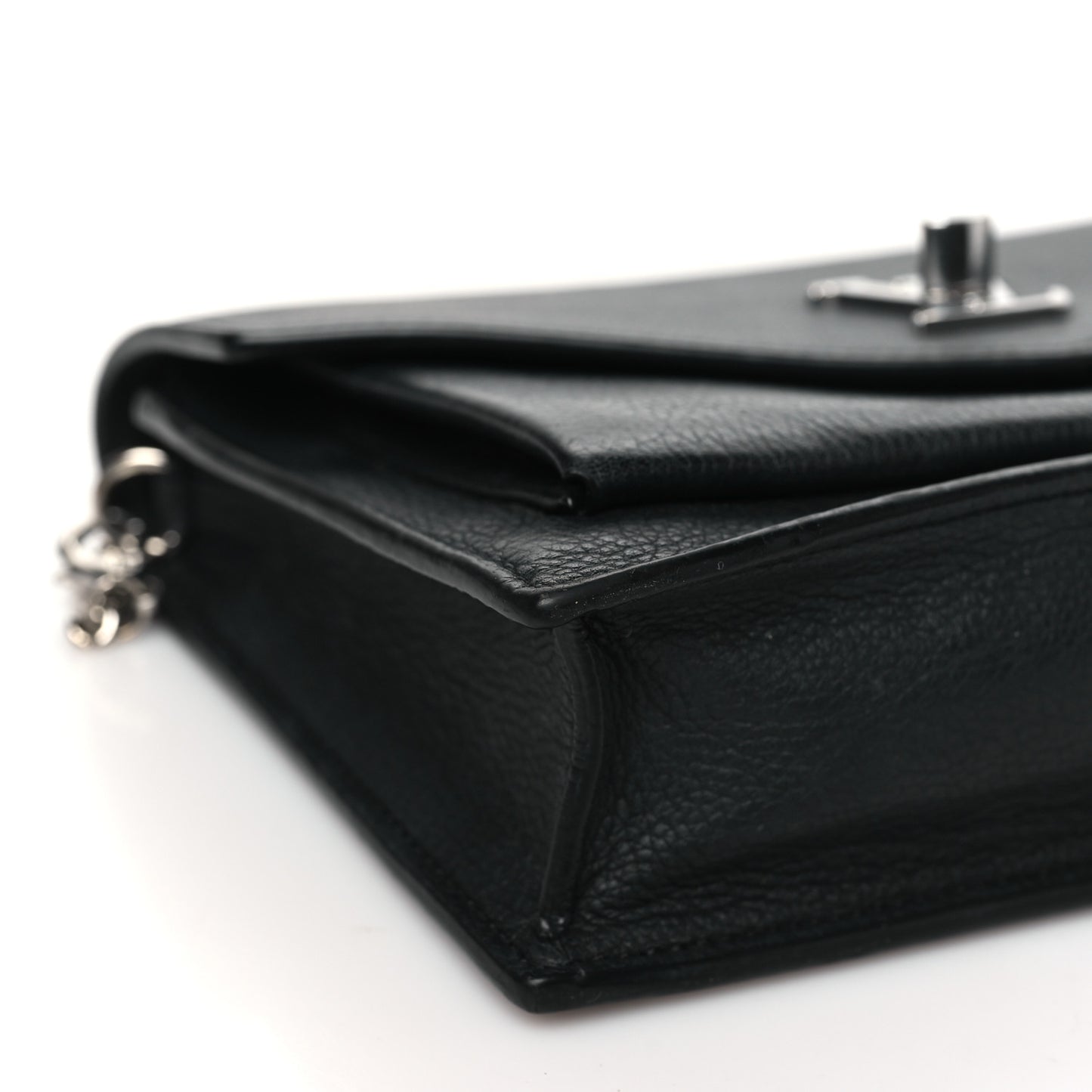 Soft Calfskin My Lockme Pochette Black