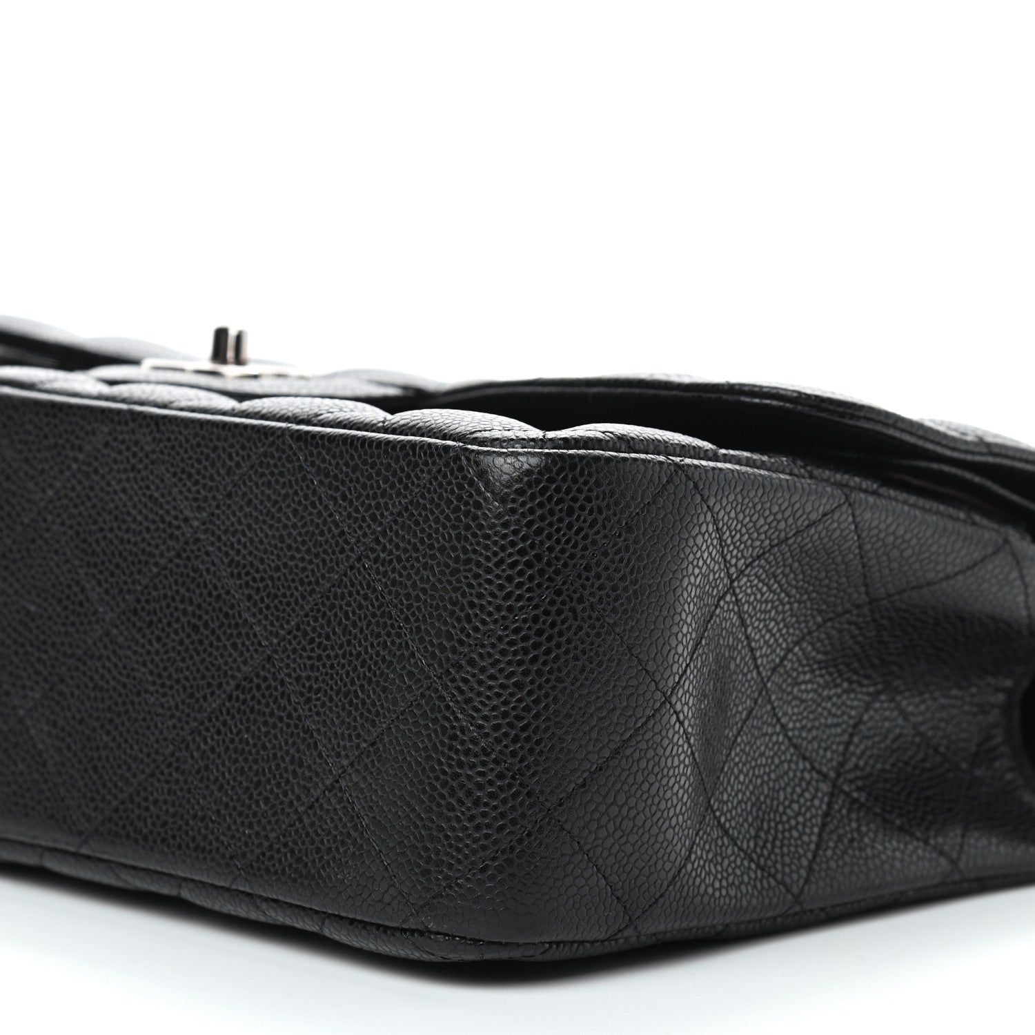 Chanel Caviar Quilted Jumbo Double Flap Black 7 of 15