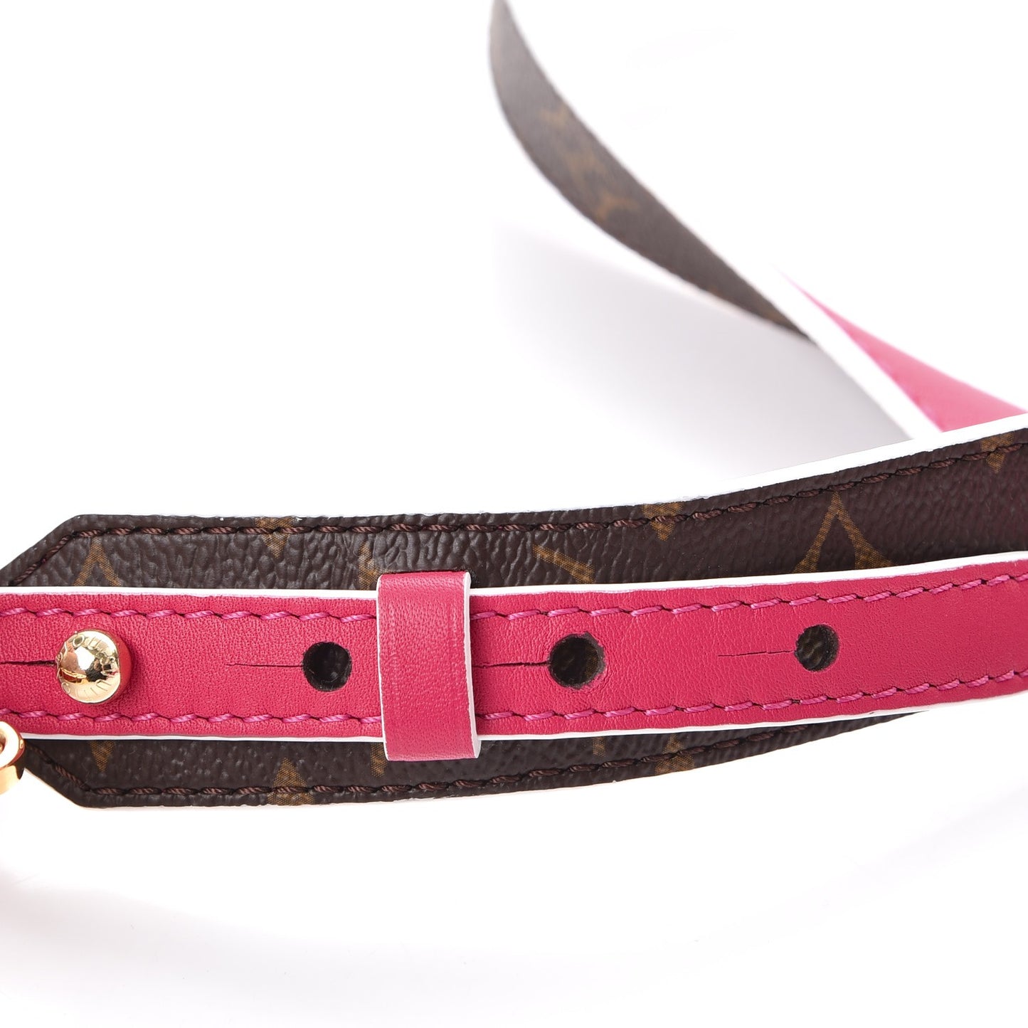 Monogram Bandouliere Shoulder Strap XL Hot Pink