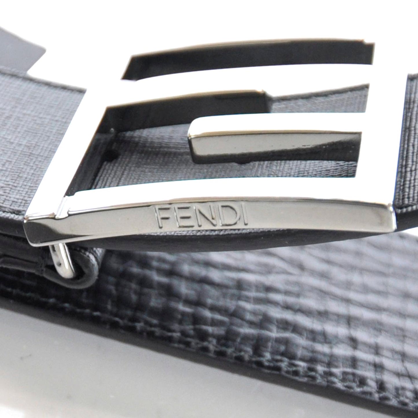 Zucca Spalmati FF Buckle Belt 85 34 Grey