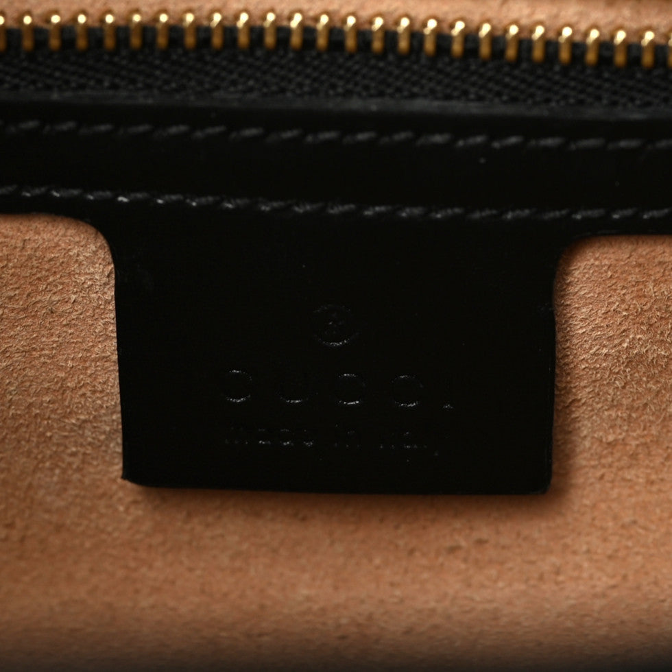 Gucci Boarded Dyana Lux Calfskin Small Jackie 1961 Hobo Black 6 of 11