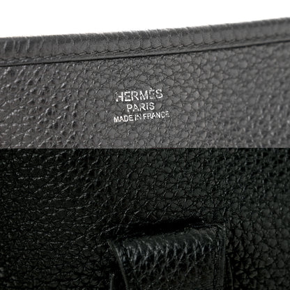 Hermes Taurillon Clemence Evelyne III GM Black 6 of 14