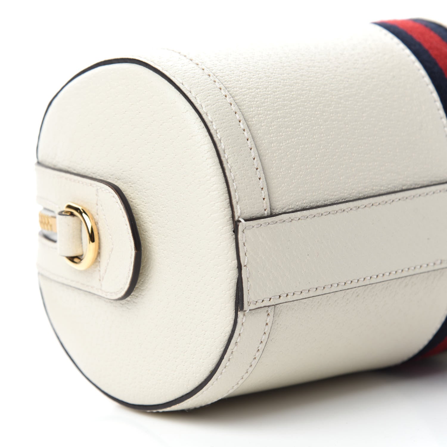 Gucci Textured Calfskin Ophidia Boston Bag Mystic White 6 of 10