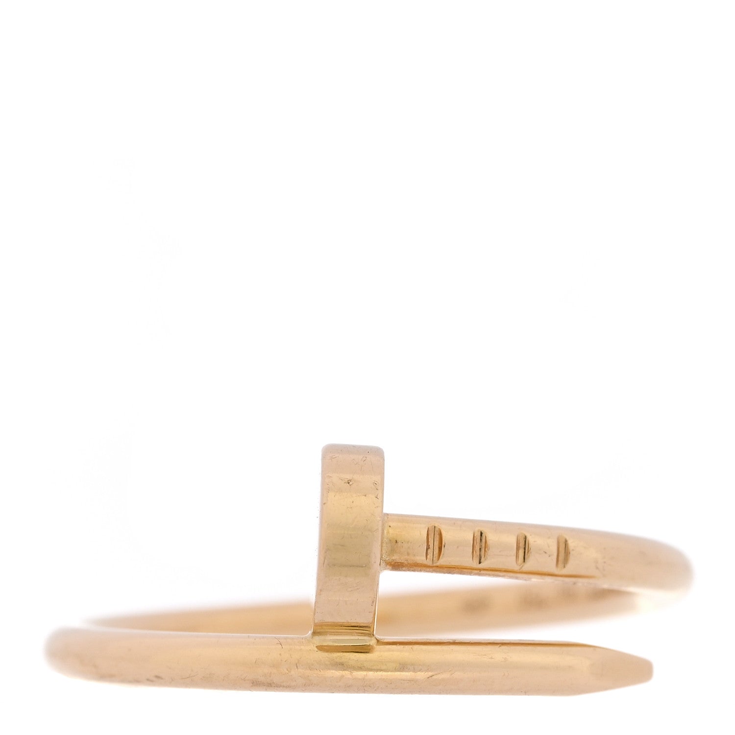 Cartier 18K Yellow Gold Small Juste Un Clou Ring 52 6 1 of 5