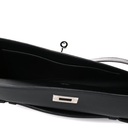 Hermes Swift Kelly Cut Clutch Pochette Black 9 of 11