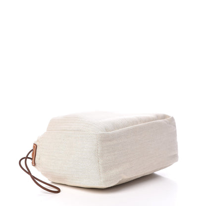 Hermes Canvas Barenia Fourbi 25 MM Pouch Naturel Fauve 4 of 10