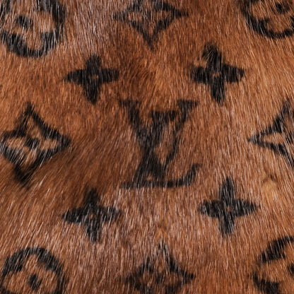 Louis Vuitton Monogram Mink Fur Scarf Stole Wrap 4 of 4