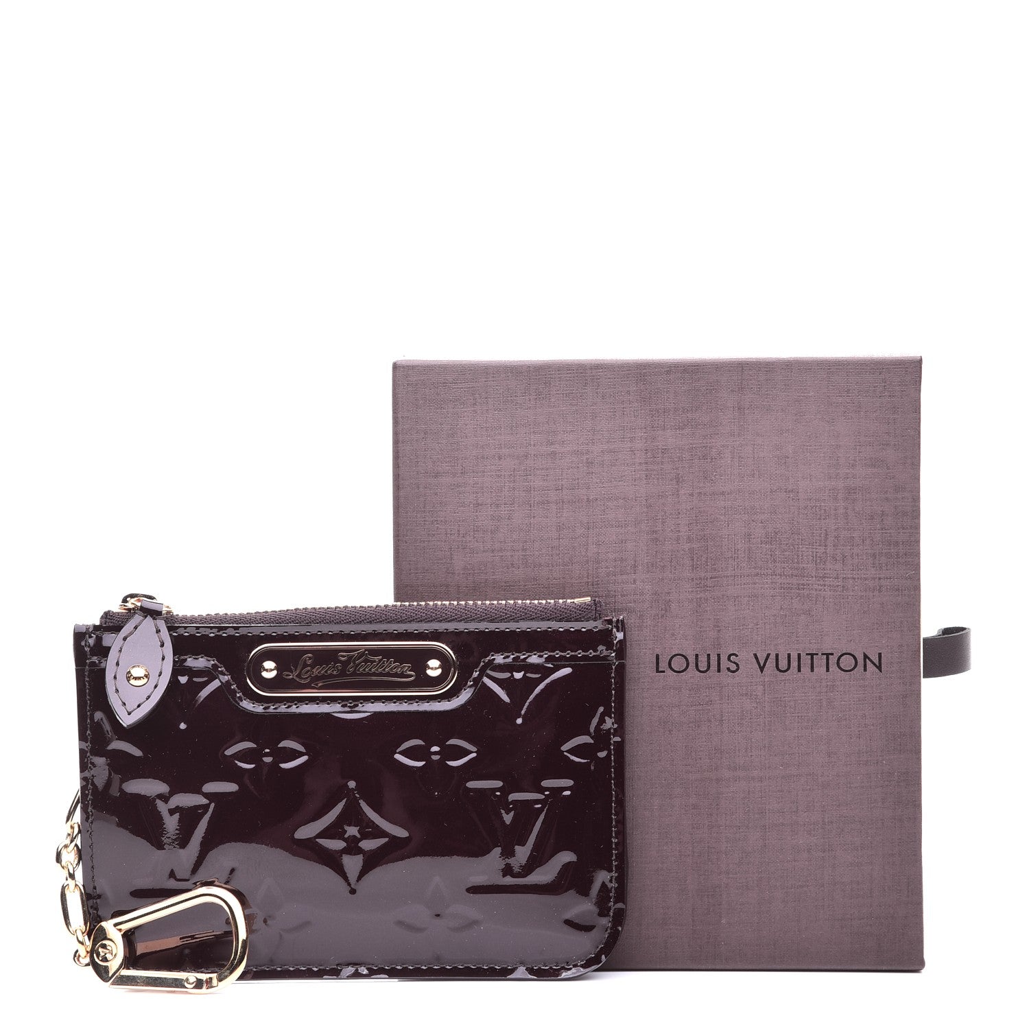 Louis Vuitton Vernis Key Pouch Amarante 8 of 8