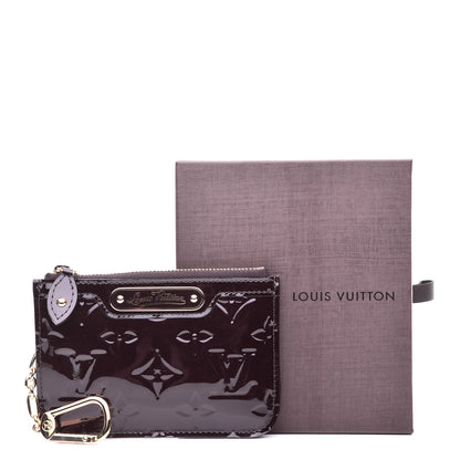 Louis Vuitton Vernis Key Pouch Amarante 8 of 8