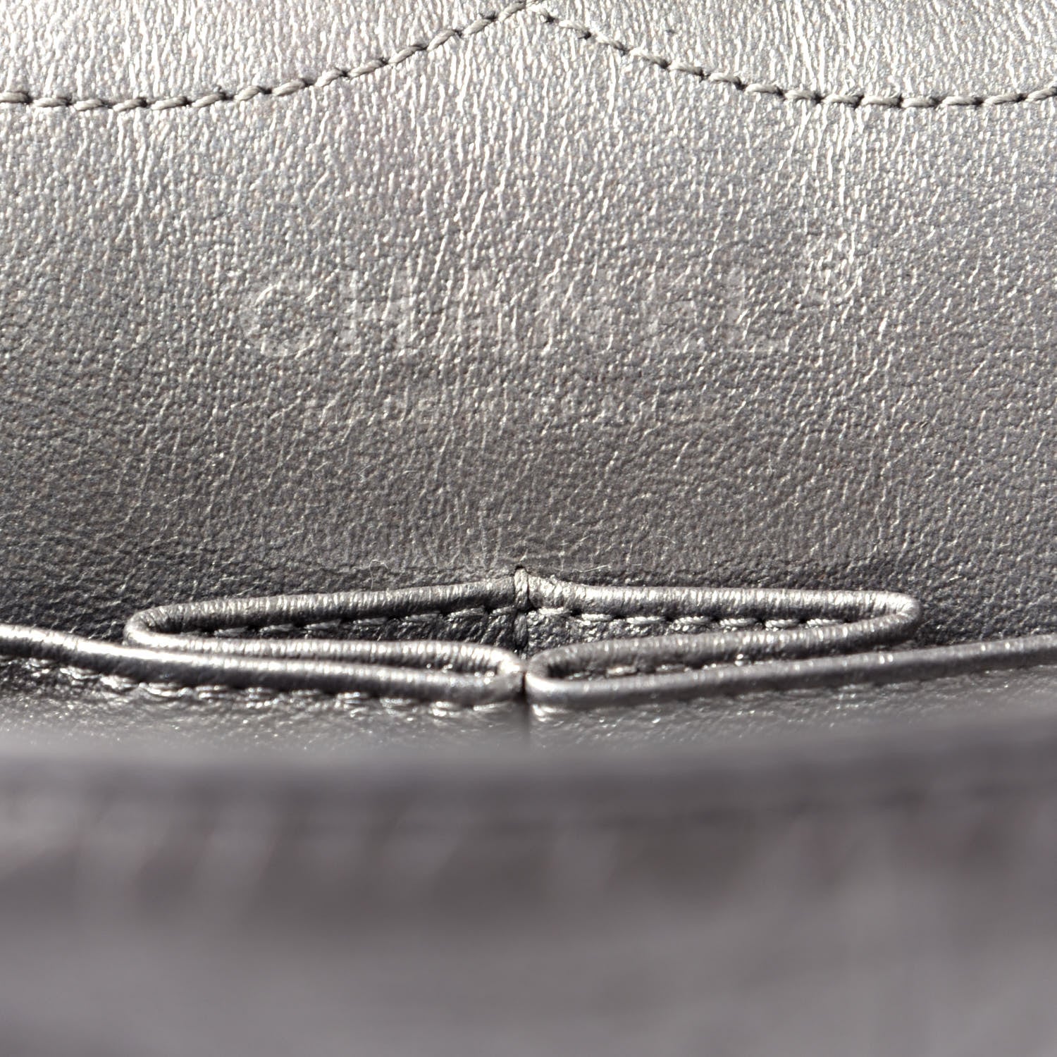 Chanel Metallic Aged Calfskin Quilted 2.55 Reissue 227 Flap Argent Fonce 6 of 9
