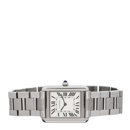 Cartier Stainless Steel 24mm Tank Solo Quartz Watch 2 of 5