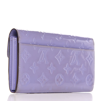 Louis Vuitton Vernis Sarah Wallet NM Lilac 3 of 14