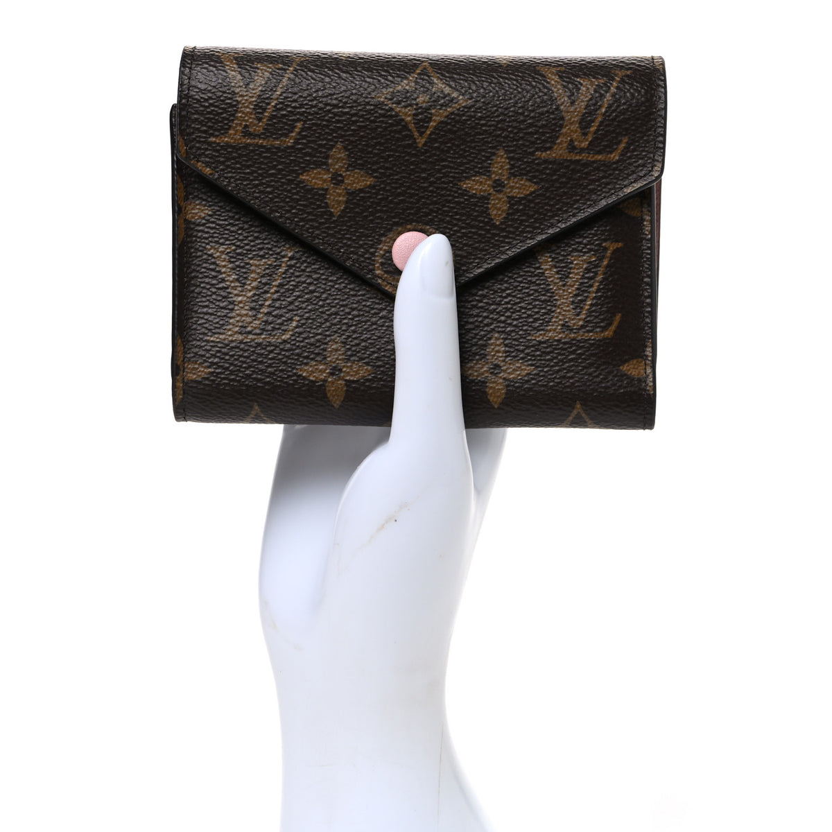 Louis Vuitton Monogram Victorine Wallet Rose Ballerine 2 of 8