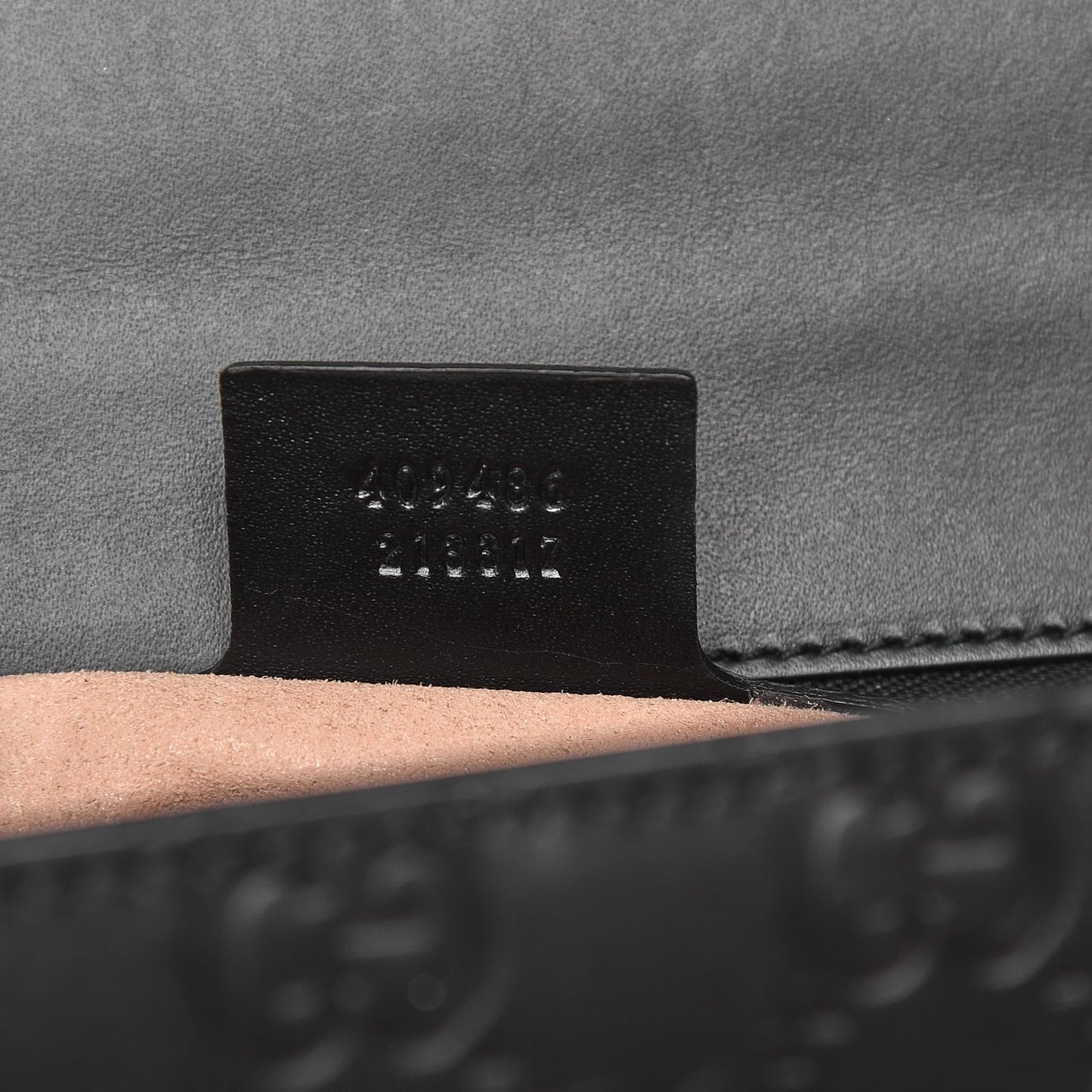 Guccissima Medium Padlock Shoulder Bag Black