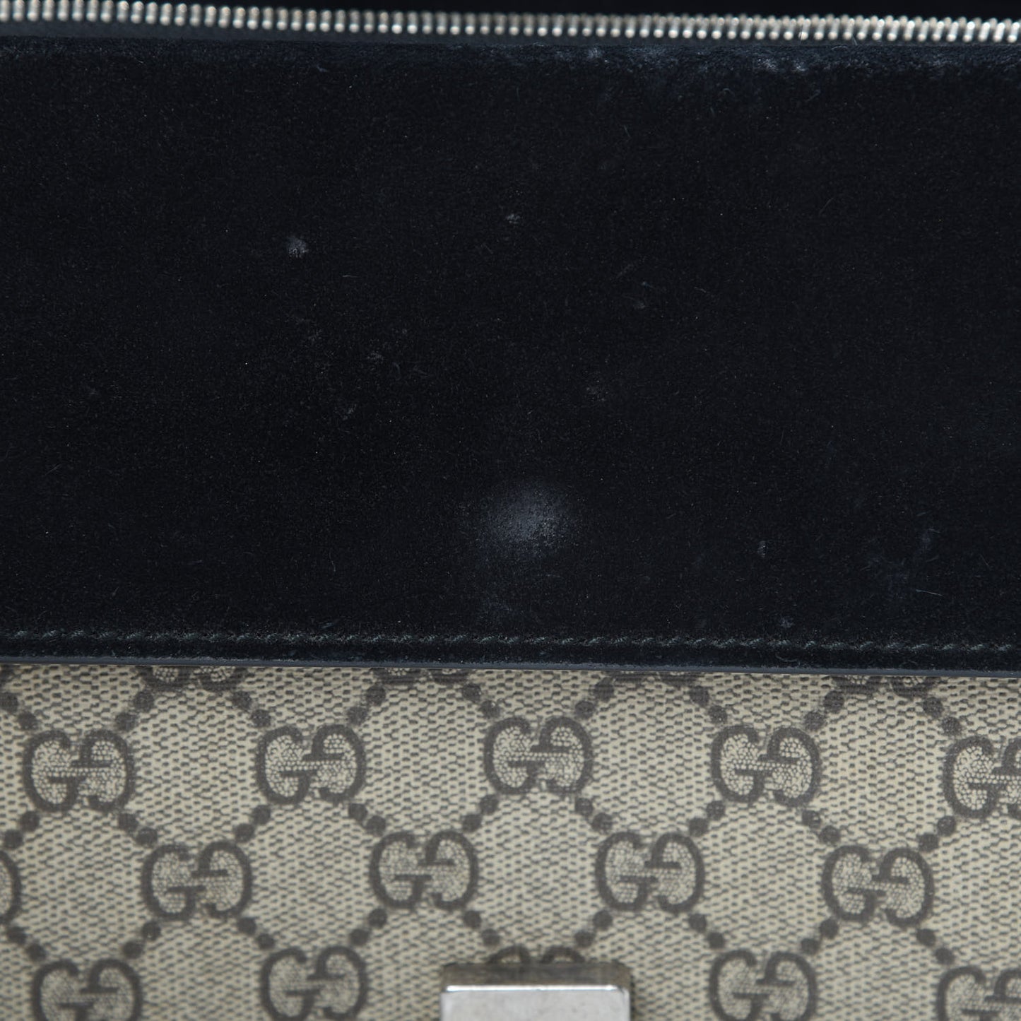 GG Supreme Monogram Small Dionysus Shoulder Bag Black