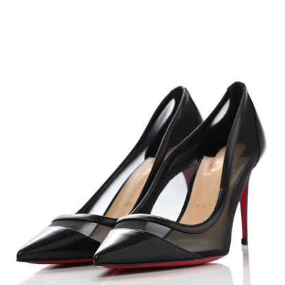 Christian Louboutin Kid Rete Galativi 85 Pumps 40.5 Black 3 of 12