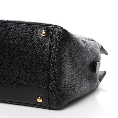Chanel Caviar Quilted Petit Timeless Tote PTT Black 8 of 10