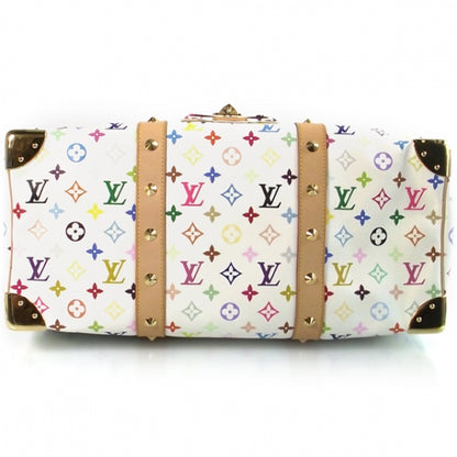 Louis Vuitton Monogram Multicolor Keepall 45 White 5 of 9