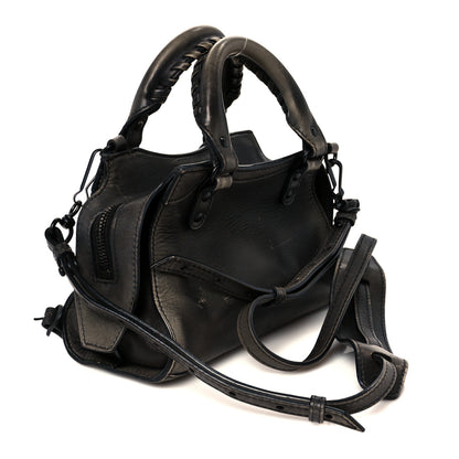 Balenciaga Used Calfskin Black Hardware Mini Neo Classic City Black 3 of 11