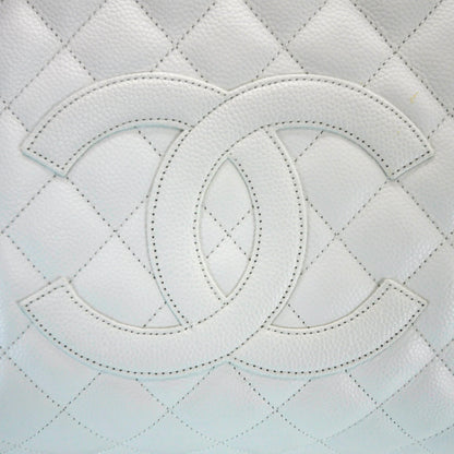 Chanel Caviar Grand Shopping Tote GST White 10 of 11