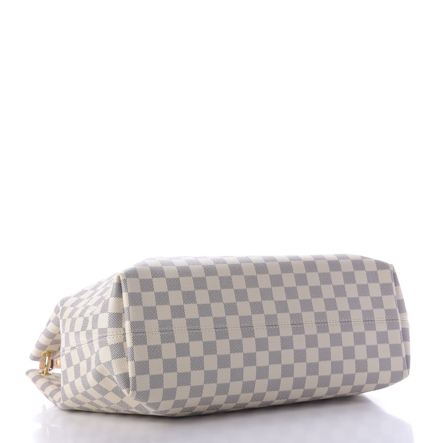 Louis Vuitton Damier Azur Graceful MM Rose Ballerine 4 of 10