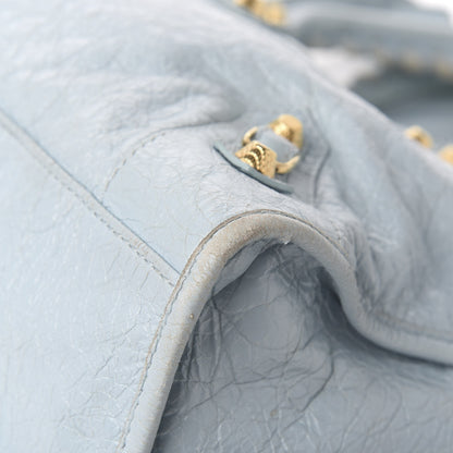 Balenciaga Agneau Giant 12 Gold Hardware Part Time Bleu Dragee 9 of 12