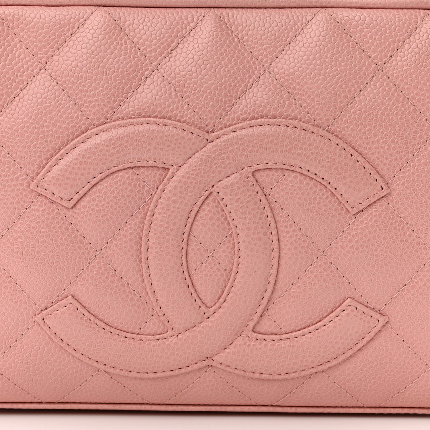 Chanel Caviar Quilted Small Bowler Pink 8 of 12