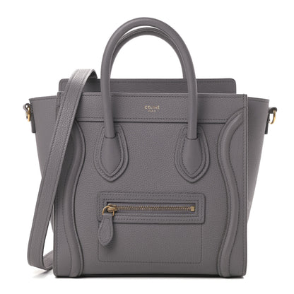 Celine Baby Drummed Calfskin Nano Luggage Kohl 1 of 18
