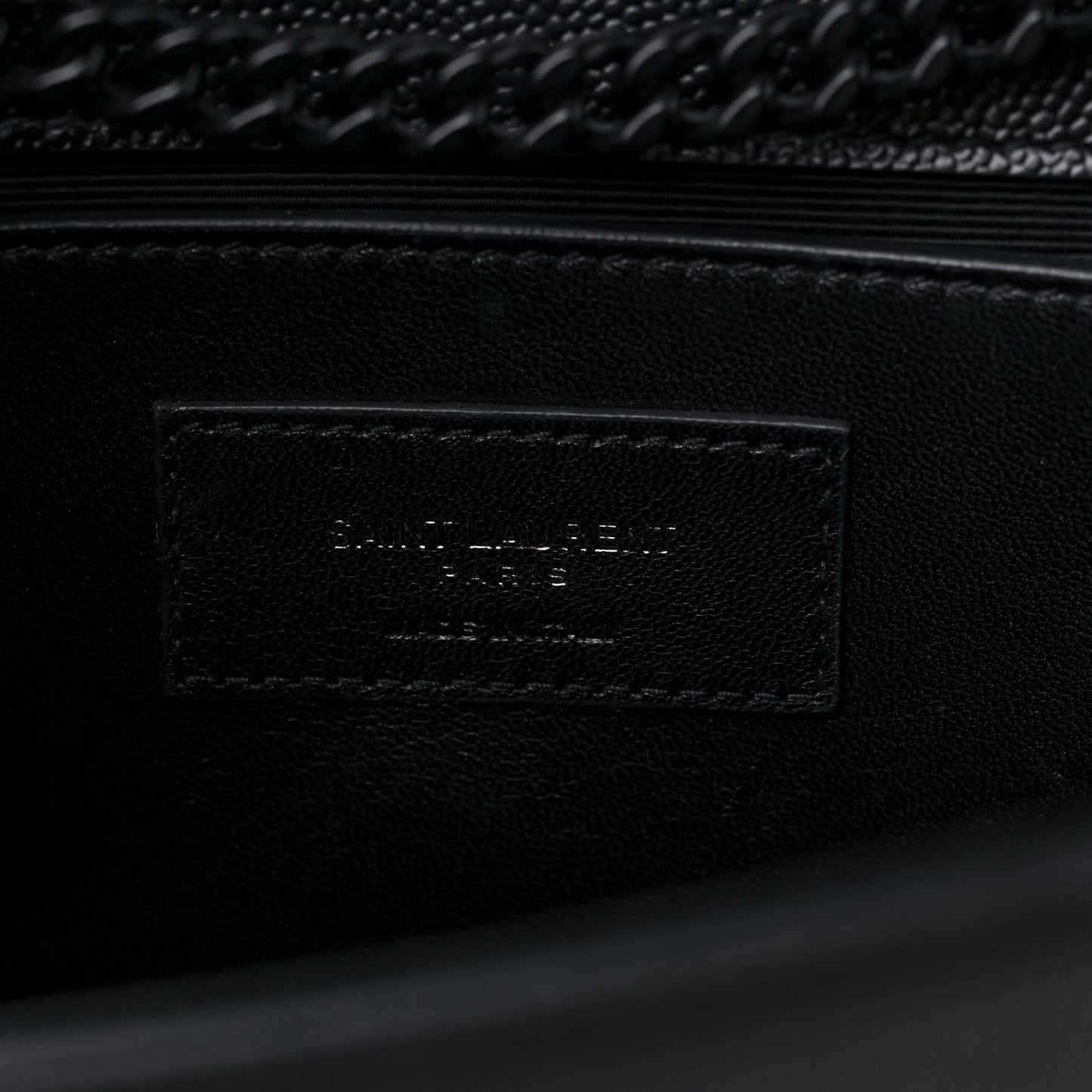 Grain De Poudre Small Monogram Kate Satchel Black