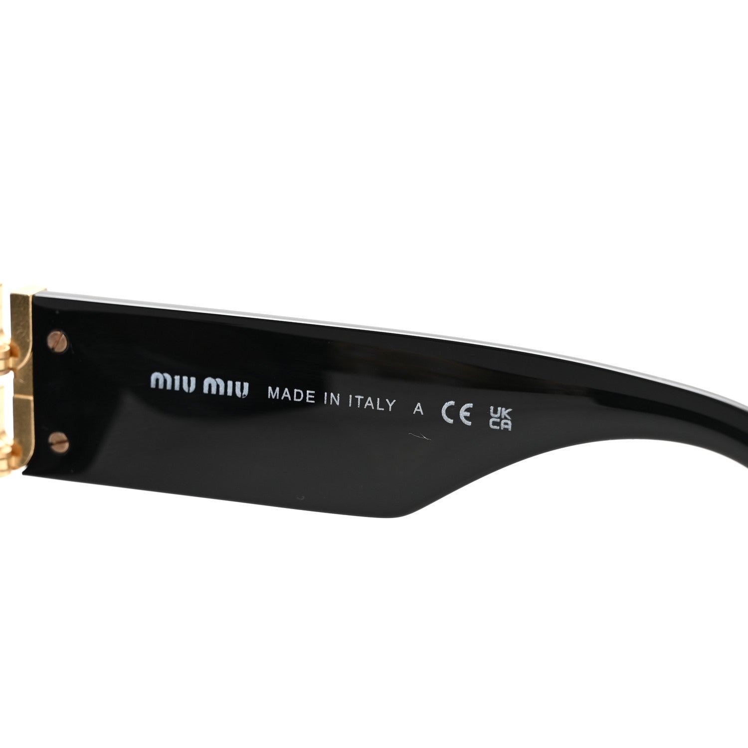 Miu Miu Acetate Sunglasses SMU 09W Black 5 of 8