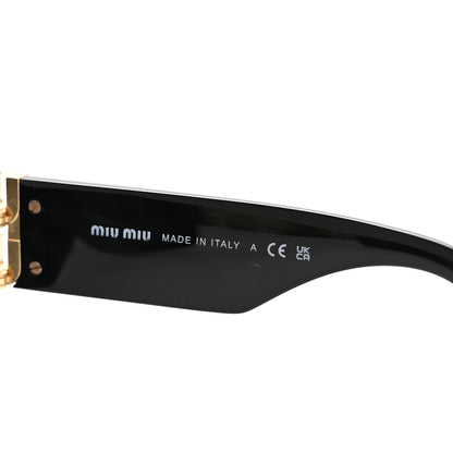 Miu Miu Acetate Sunglasses SMU 09W Black 5 of 8