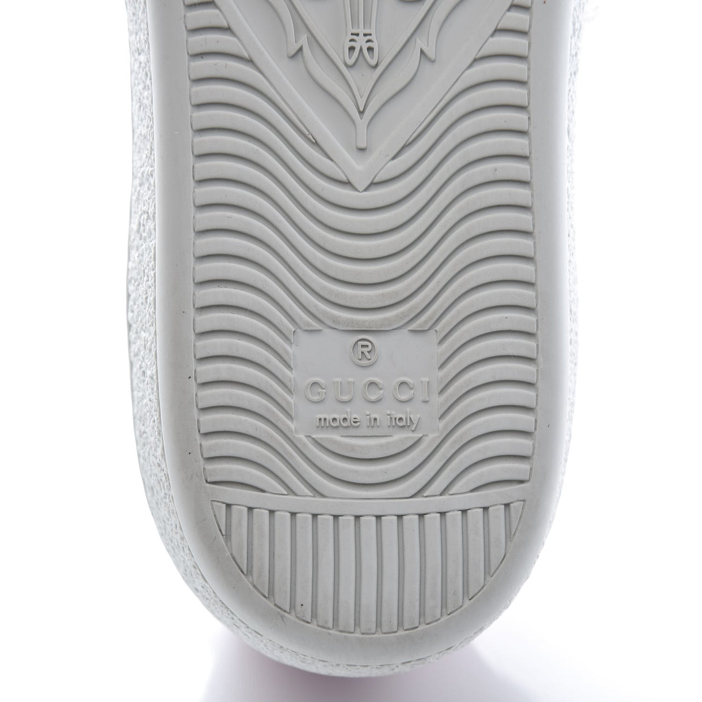 Calfskin Stripe Womens New Ace Sneakers 37 New Mystic White Ecru Red Flame