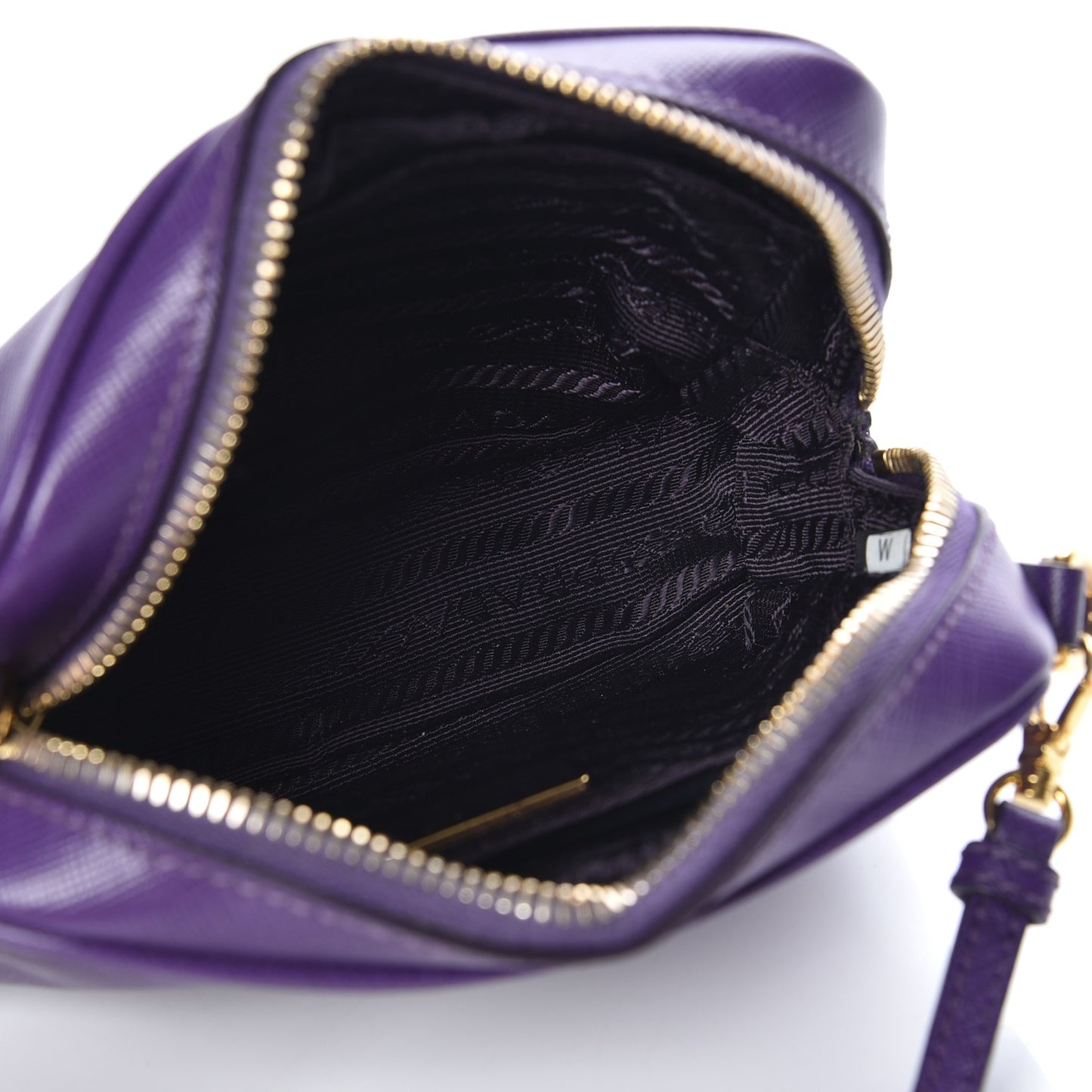 Saffiano Mini Camera Crossbody Viola