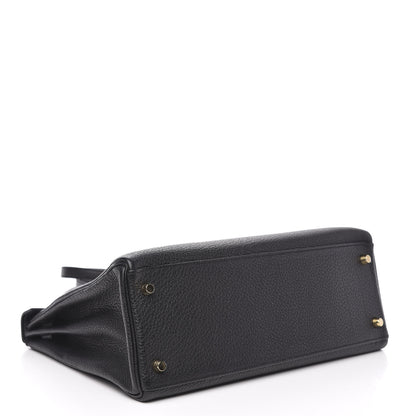 Hermes Togo Kelly Retourne 32 Black 3 of 9