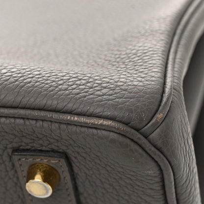 Hermes Togo BIRKIN 35 Etain 11 of 12