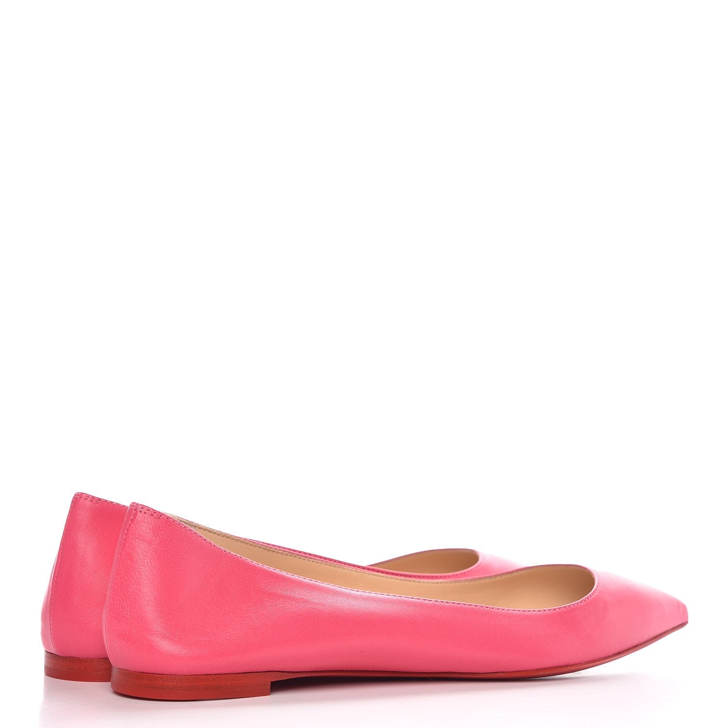 Christian Louboutin Shiny Nappa Ballalla Flats 36.5 Darling 4 of 8