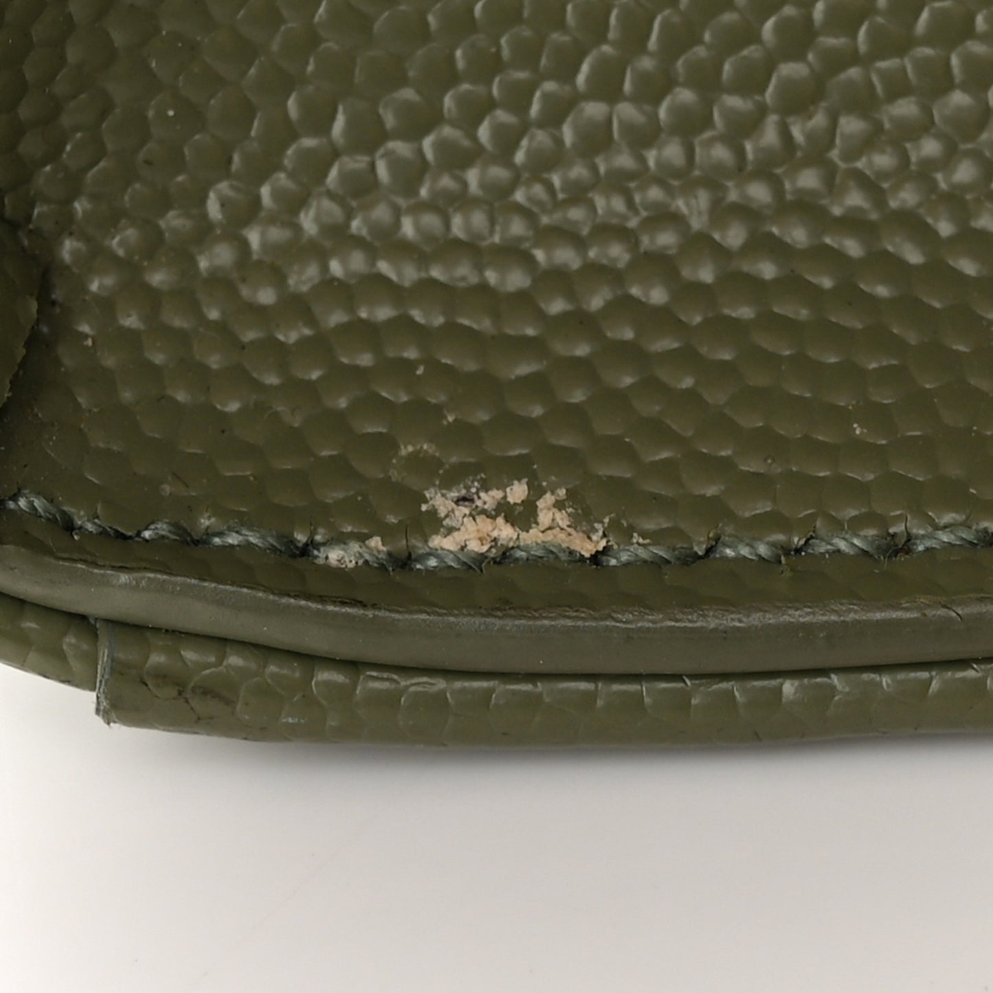 Grain De Poudre Textured Mixed Matelasse Medium Triquilt Monogram Satchel Vert Kaki