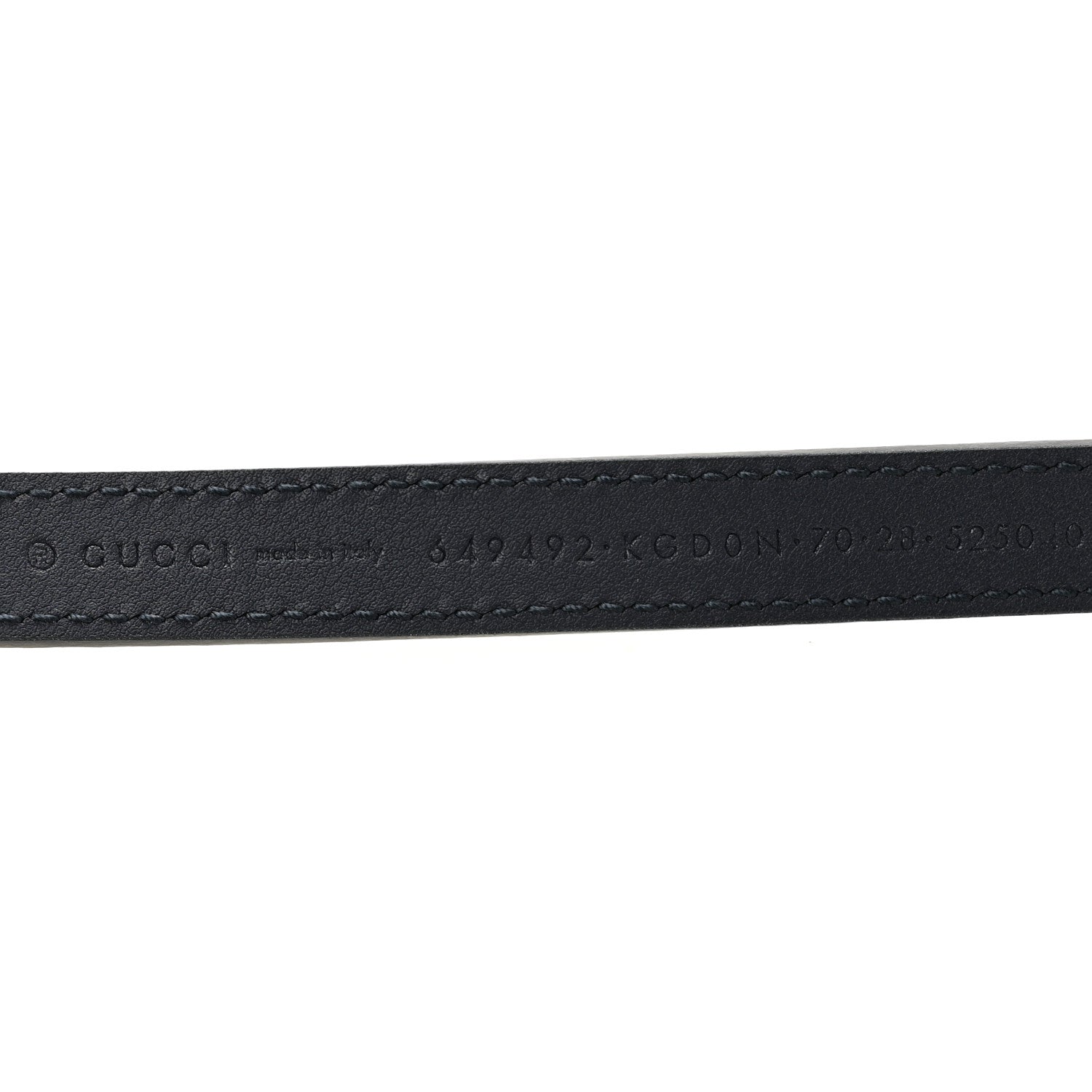 Gucci GG Supreme Monogram Jackie 1961 15mm Belt 70 28 Beige Blue 5 of 5