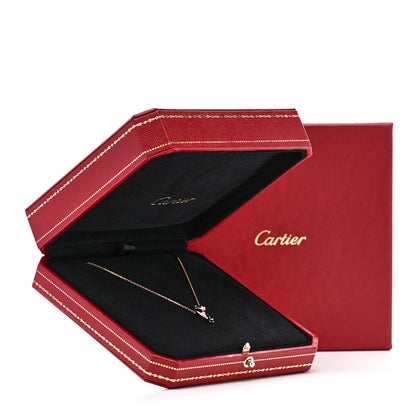 Cartier 18K Pink Gold Tsavorite Black Lacquer Panthère De Cartier Pendant Necklace 6 of 6