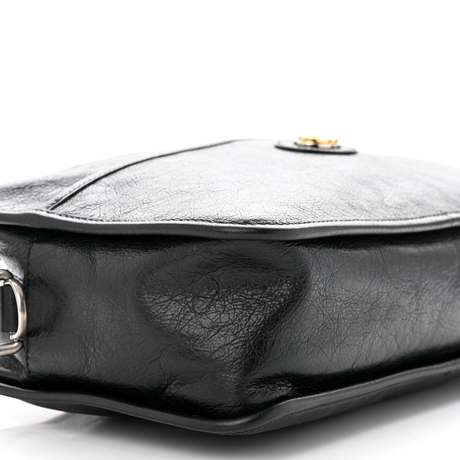 Gucci Fluffy Calfskin Morpheus Shoulder Bag Black 9 of 10
