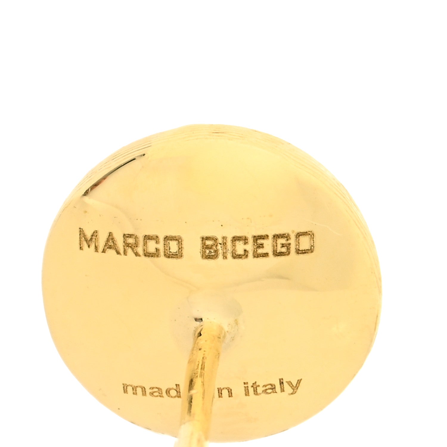 Marco Bicego 18K Yellow Gold Citrine Jaipur Color Stud Earrings 3 of 3