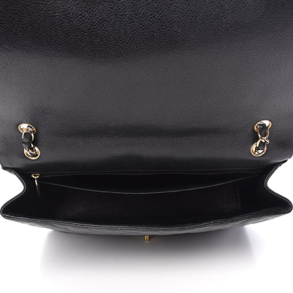 Chanel Caviar Quilted Maxi Single Flap Black 5 of 9