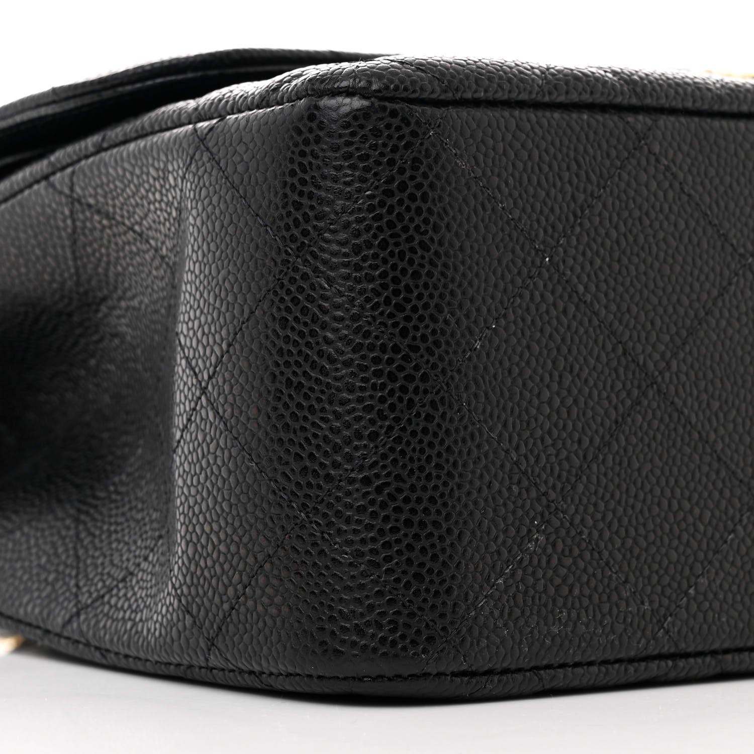 Chanel Caviar Quilted Jumbo Double Flap Black 9 of 10