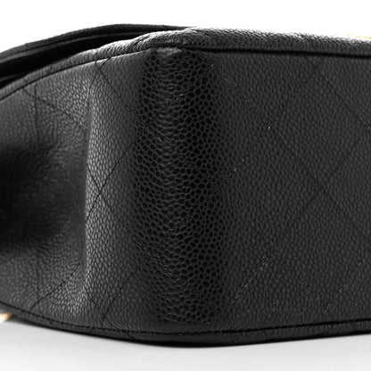 Chanel Caviar Quilted Jumbo Double Flap Black 9 of 10