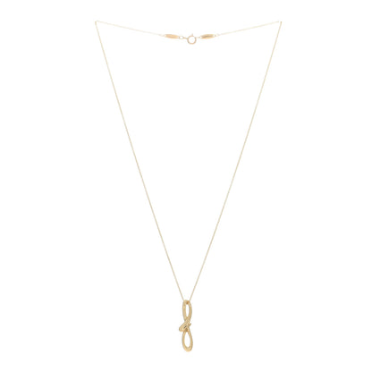 Tiffany 18K Yellow Gold Elsa Peretti Letter F Pendant Necklace 2 of 4