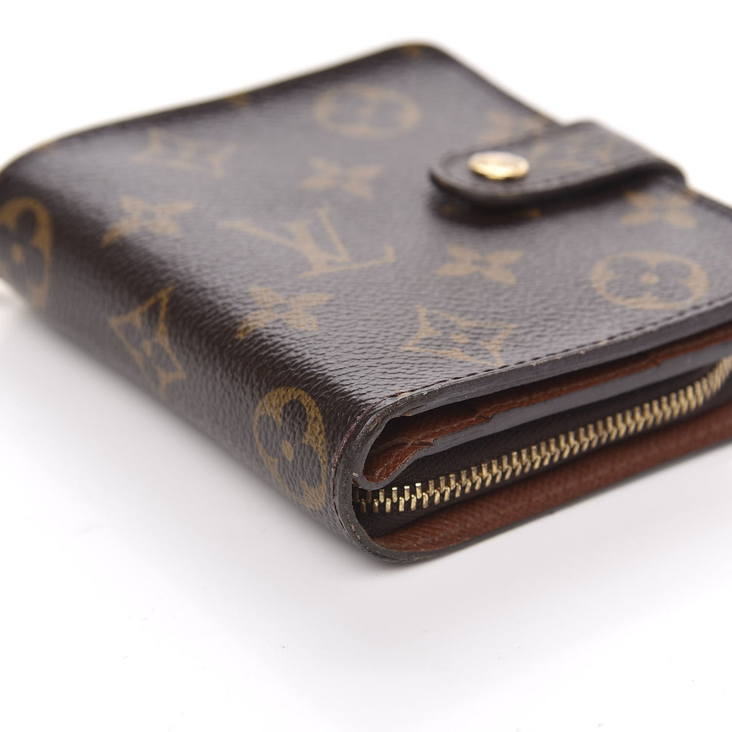 Monogram Compact Zippe Zipped Wallet